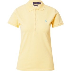 Tričko 'Julie' Polo Ralph Lauren modrá / světle žlutá