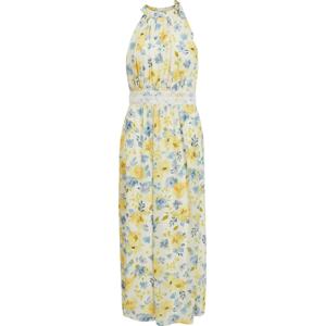 Letní šaty 'Micada' Vila světlemodrá / žlutá / hořčicová / bílá