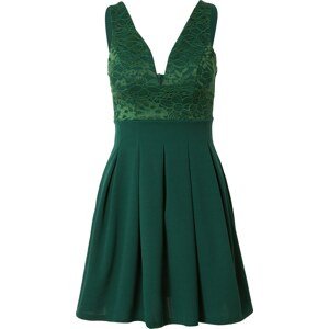 Koktejlové šaty WAL G. olivová / smaragdová