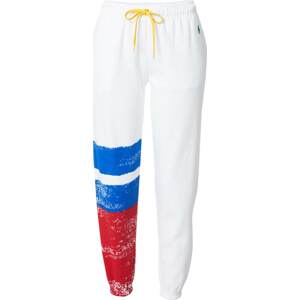 Kalhoty Polo Ralph Lauren modrá / žlutá / zelená / červená / bílá