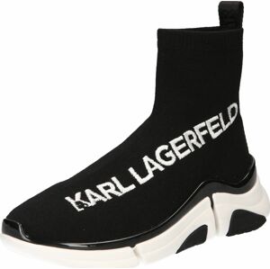 Kotníkové tenisky 'VENTURE' Karl Lagerfeld černá / bílá