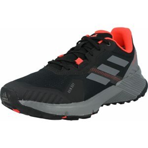 Běžecká obuv adidas Terrex šedá / oranžově červená / černá