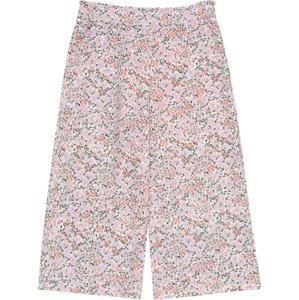 Kalhoty GARCIA zelená / růžová / bílá
