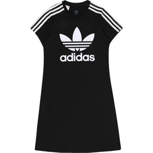 Šaty 'Adicolor' adidas Originals černá / bílá