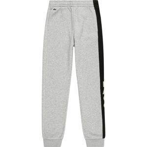 Kalhoty Lacoste šedý melír / černá / bílá