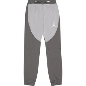 Sportovní kalhoty Jordan šedá / tmavě šedá / svítivě zelená / bílá