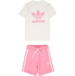 Joggingová souprava adidas Originals růžová / bílá