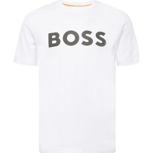 Tričko 'Thinking 1' Boss Orange černá / bílá