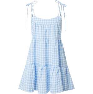 Letní šaty 'THEA' Minkpink světlemodrá / bílá