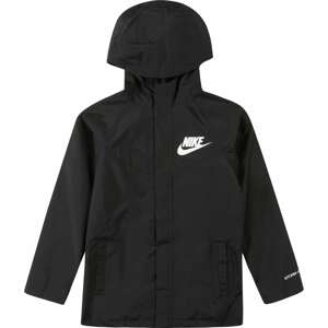 Funkční bunda Nike Sportswear černá / bílá