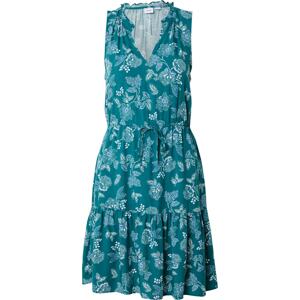 Letní šaty 'ZEN' GAP světlemodrá / smaragdová / bílá