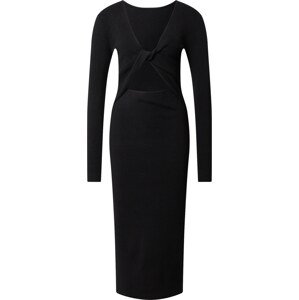 Úpletové šaty 'Lela Jenner' BZR černá
