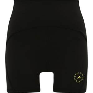 Sportovní kalhoty 'Truestrength ' adidas by stella mccartney žlutá / černá