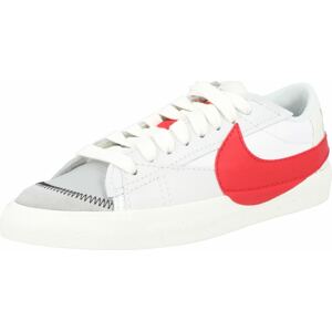 Tenisky 'Blazer Low '77 Jumbo' Nike Sportswear červená / bílá