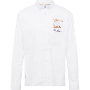 Košile 'JETSON' Gaastra námořnická modř / oranžová / bílá