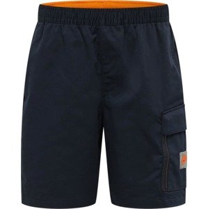 Kalhoty Nike Sportswear námořnická modř / šedá / oranžová / černá