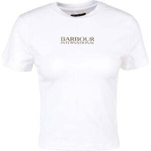 Tričko 'Claremont' Barbour International zlatá / bílá