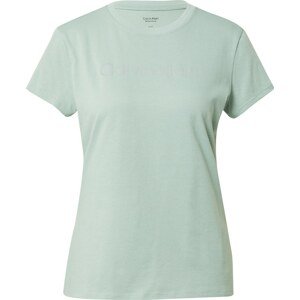 Funkční tričko Calvin Klein Sport světle šedá / pastelově zelená