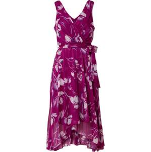 Šaty DKNY bobule / pastelová fialová / tmavě fialová