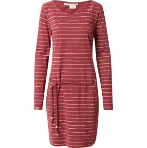 Šaty 'TALONA' Ragwear krémová / pastelově červená