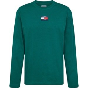 Tričko Tommy Jeans námořnická modř / smaragdová / červená / bílá
