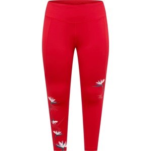 Sportovní kalhoty 'Thebe Magugu Studio ' ADIDAS SPORTSWEAR mix barev / červená