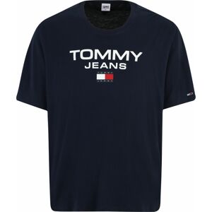 Tričko Tommy Jeans Plus tmavě modrá / červená / bílá