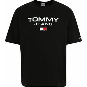 Tričko Tommy Jeans Plus námořnická modř / ohnivá červená / černá / bílá