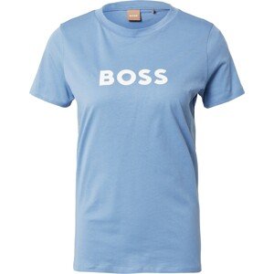 Tričko 'Elogo' Boss Orange modrá / bílá