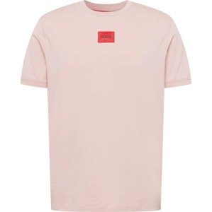 Tričko 'Diragolino' HUGO růžová / červená