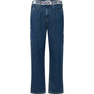 Džíny s kapsami Tommy Jeans námořnická modř / modrá džínovina / červená / bílá