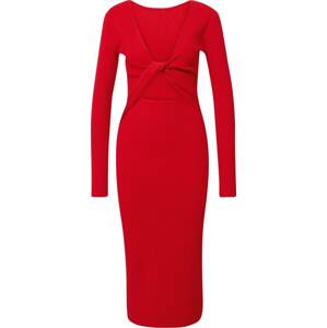 Úpletové šaty 'Lela Jenner' BZR červená