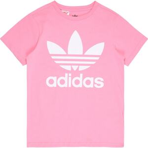 Tričko 'Trefoil' adidas Originals světle růžová / bílá