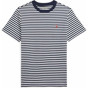 Tričko Polo Ralph Lauren námořnická modř / lososová / bílá