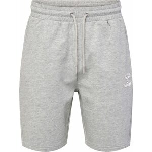 Sportovní kalhoty Hummel šedá / bílá