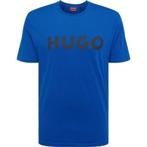 Tričko 'Dulivio' HUGO královská modrá / černá