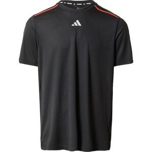 Funkční tričko adidas performance světle šedá / lososová / černá