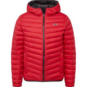 Zimní bunda Hollister červená