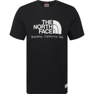 Tričko 'BERKELEY CALIFORNIA' The North Face černá / bílá