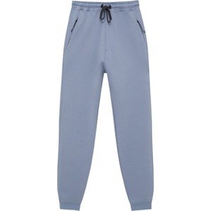 Kalhoty Pull&Bear chladná modrá
