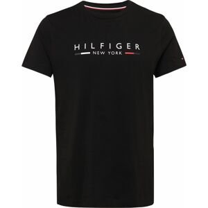 Tričko 'New York' Tommy Hilfiger červená / černá / bílá