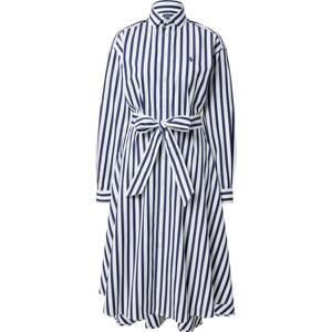 Košilové šaty 'ELA' Polo Ralph Lauren námořnická modř / bílá