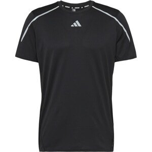 Funkční tričko 'CONFIDENT' adidas performance černá / bílá