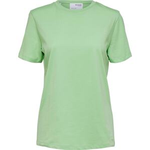Tričko Selected Femme světle zelená