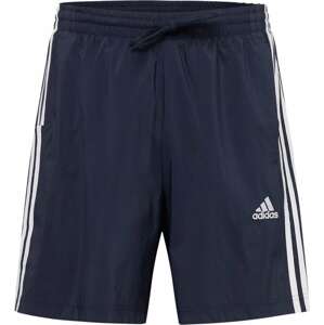 Sportovní kalhoty 'Aeroready Essentials Chelsea 3-Stripes' ADIDAS SPORTSWEAR námořnická modř / bílá