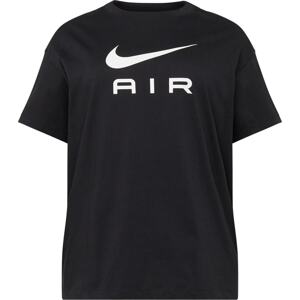 Tričko Nike černá / bílá