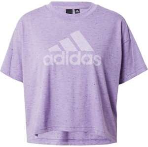 Funkční tričko ADIDAS SPORTSWEAR noční modrá / pastelová fialová / fialový melír