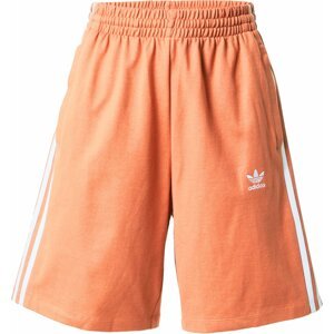 Kalhoty adidas Originals oranžová / bílá