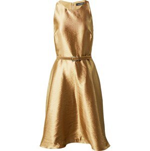 Koktejlové šaty 'ZINTA' Lauren Ralph Lauren bronzová