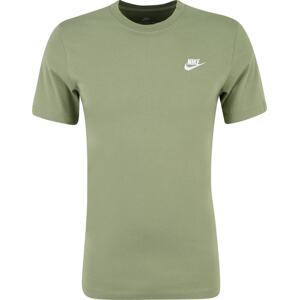 Tričko 'Club' Nike zelená / bílá